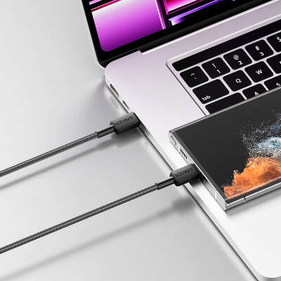 Кабель Anker PowerLine 322 USB-C to USB-C, 0.9 м, Black [A81F5G11]