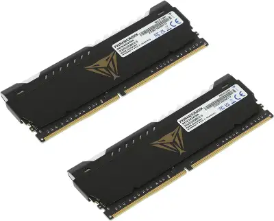 Память DDR4 2x16GB 3600MHz Patriot PVSR432G360C0K Viper Steel RGB RTL Gaming PC4-28800 CL20 DIMM 288-pin 1.35В dual rank с радиатором Ret
