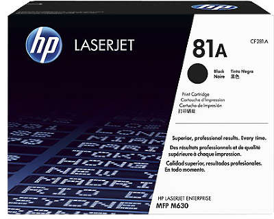 Картридж HP 81A CF281A черный