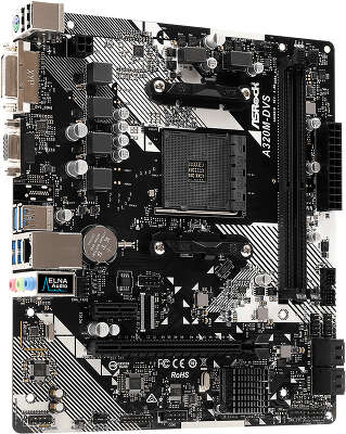 Материнская плата microATX LGAAM4 ASRock A320M-DVS R4.0 (OEM)