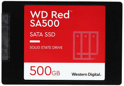 Накопитель SSD WD SATA-III 500GB WDS500G1R0A Red SA500 2.5