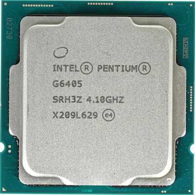 CPU Intel Pentium Gold G6405 Comet Lake OEM {4.1ГГц, 4МБ, Socket1200}