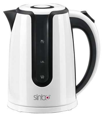 Чайник Sinbo SK 7323 белый/черный (корпус: пластик)