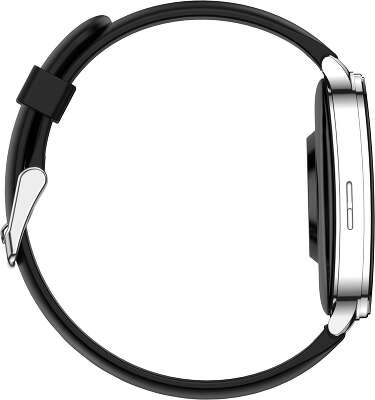 Смарт-часы Amazfit Pop 3S A2318 1.96" AMOLED корп.серебристый рем.черный (6972596107095)