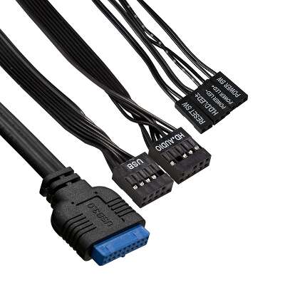 Корпус ExeGate BAA-114U2, черный, mATX, Без БП (EX292356RUS)