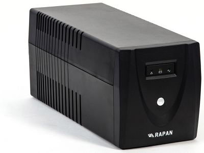 Источник бесперебойного питания (737) Бастион RAPAN-UPS 1000ВА/600Вт/line-interactive/170 - 270 В/АКБ 7Ачx2/2xC13 2xSchuko/1,5 л.г.