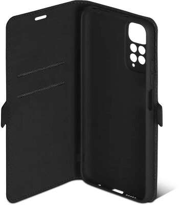 Чехол (флип-кейс) DF для Xiaomi Redmi Note 11/11s xiFlip-75 черный (DF XIFLIP-75 (BLACK))