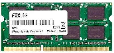 Память FOXLINE DDR4 SO-DIMM 32Gb (PC25600, 3200MHz, CL22, 1.2V, OEM) (FL3200D4S22-32G)