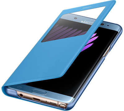 Чехол-книжка Samsung для Samsung Galaxy Note 7 S-View, синий (EF-CN930PLEGRU)