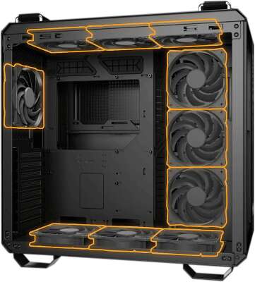 Корпус ASUS TUF Gaming GT502, черный, ATX, Без БП (90DC0090-B09000)