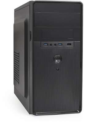 Корпус ExeGate BA-309U2, черный, mATX, Без БП (EX286429RUS)