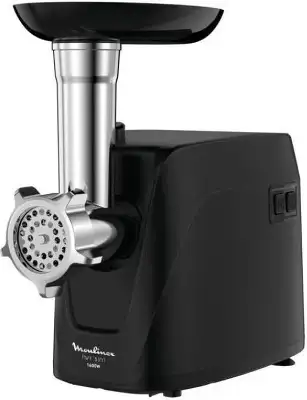 Мясорубка Moulinex Compact HV1 ME112832 1600Вт черный/серебристый