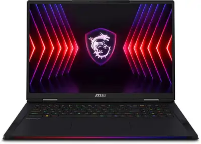 Ноутбук MSI Raider A18 HX A7VIG-026RU Ryzen 9 7945HX3D 32Gb SSD2Tb NVIDIA GeForce RTX4090 16Gb 18" IPS QHD+ (2560x1600) Windows 11 Home black WiFi BT Cam (9S7-182K32-026)