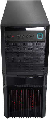 Корпус RaidMax Reiter Black, 500W, ATX