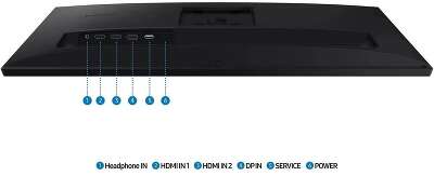 Монитор 27" SAMSUNG S27F610EAI ViewFinity S6 S61F QHD Black (IPS, 2560x1440, HDMI+HDMI+DP, 5 ms, 178°/178°, 300 cd/m, 1000:1, 100Hz, Pivot)