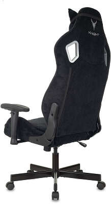 Кресло игровое Knight Outrider черный Light-20 с подголов. крестов. металл