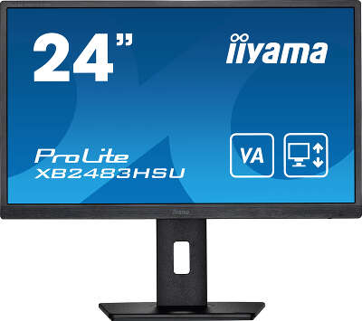 Монитор 24" Iiyama ProLite XB2483HSU-B5 VA FHD HDMI, DP, USB-Hub