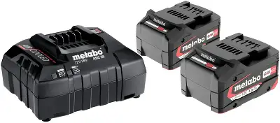 Батарея аккумуляторная Metabo Basic Set 4.0 (625027000) 18В 4Ач Li-Ion (З/У в компл.) (685050000)