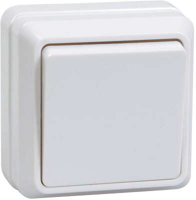 Выключатель IEK Октава откр. 1кл. IP20 белый (EVO10-K01-10-DC)