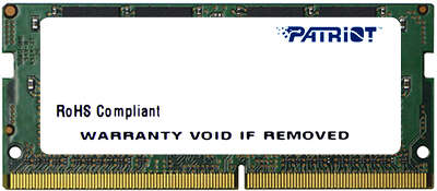 Модуль памяти DDR4 SODIMM 4Gb DDR2133 Patriot (PSD44G213382S)