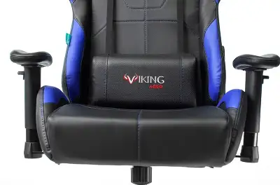 Кресло игровое Zombie VIKING 5 AERO черный/синий эко.кожа с подголов. крестов. пластик