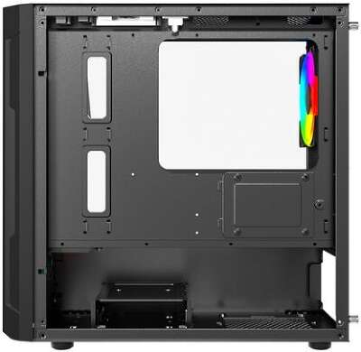 Корпус PowerCase Mistral Micro D3W ARGB, черный, mATX, без БП (CMMDB-A3)