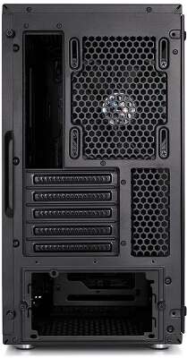 Корпус Fractal Design Meshify C Mini Black, черный, mATX, Без БП (FD-CA-MESH-C-MINI-BKO-TGD)