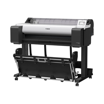 Широкоформатный принтер Canon imagePROGRAF TM-350 (36", A0, 5 цветов, A0 за 32 сек, 2400 x 1200 dpi, 2048 Мб, Диаметр втулки 2/3 дюйма, USB, Ethernet, Wi-Fi, печать на рулонах и листах, авторезак, подставка)