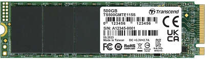 Твердотельный накопитель NVMe 500Gb [TS500GMTE115S] (SSD) Transcend 115S