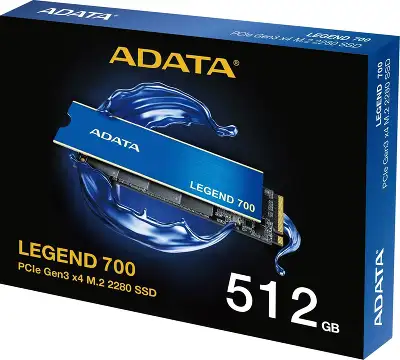 Накопитель SSD A-Data PCIe 3.0 x4 512GB ALEG-700-512GCS Legend 700 M.2 2280