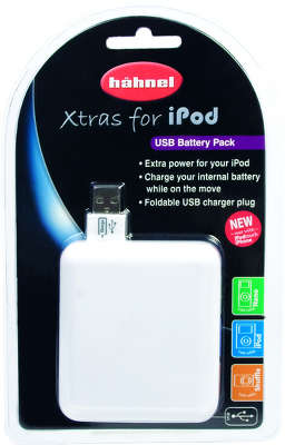 Дополнительный аккумулятор Hahnel Xtras for iPod USB Battery Pack с разъемом USB