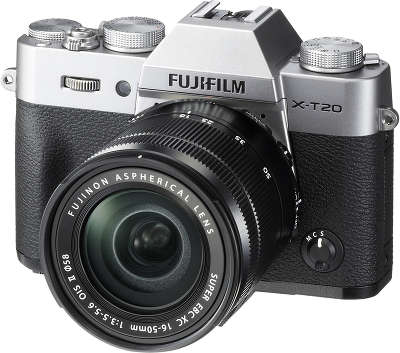 Цифровая фотокамера Fujifilm X-T20 Silver kit (XC 16-50 f/3.5-5.6 OIS II)