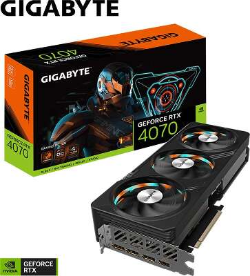 Видеокарта GIGABYTE NVIDIA nVidia GeForce RTX 4070 GAMING OC 12Gb DDR6X PCI-E HDMI, 3DP