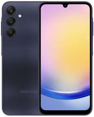 Смартфон Samsung Galaxy A25 5G, Exynos 1280, 6Gb RAM, 128Gb, темно-синий (SM-A256EZKDMEA)