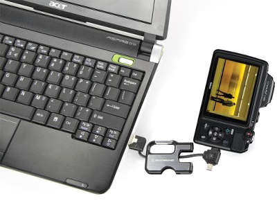 Брелок: кабель Scosche ClipSYNK [USBMM3], USB/micro+miniUSB