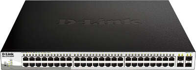 Коммутатор D-link DGS-1210-52MPP, управляемый