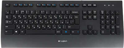 Клавиатура проводная LOGITECH K280e черный (USB, 103 клавиши, водостойкая) (920-005215)
