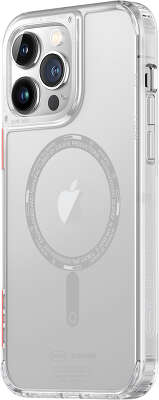 Чехол для iPhone 14 Pro SKINARMA SAIDO Clear (MagSafe) [SK-IP14P-SDOMS-CLR]