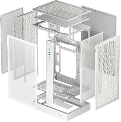 Корпус MiniTower Deepcool CH270 Digital White (mATX, без БП, 2xUSB Type-A + USB Type-C) (R-CH270-WHNDM0-G-1)
