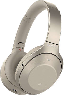 Беспроводные наушники Sony WH-1000XM2, Bluetooth®, с шумоподавлением, золотистые