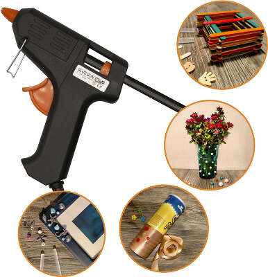 Cтержни клеев. для клеев.пист. Silwerhof 7-200-62-BLA дл.200мм D7мм черный упак:62шт