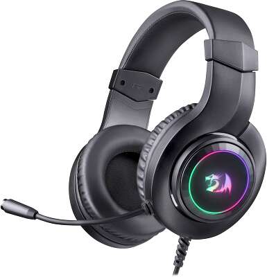 Redragon Игровая гарнитура Hylas Проводной,RGB,USB+3.5мм,черный