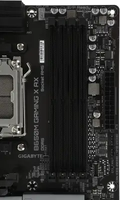 Материнская плата Gigabyte B650M GAMING X AX Socket AM5 AMD B650 4xDDR5 mATX AC`97 8ch(7.1) 2.5Gg RAID+HDMI+DP