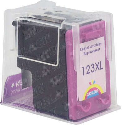 Картридж Hi-Black (HB-F6V18AE) для HP DJ 2130, №123XL, Tricolor