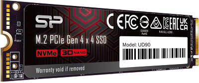 Твердотельный накопитель M.2 NVMe 1Tb Silicon Power UD90 [SP01KGBP44UD9005] (SSD)