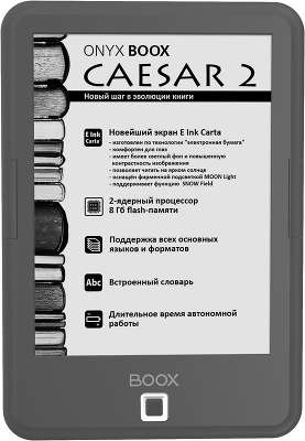 Электронная книга 6" ONYX Boox CAESAR 2, серая