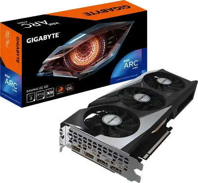 Видеокарта GIGABYTE Intel Arc A380 GAMING OC 6Gb DDR6 PCI-E 2HDMI, 2DP
