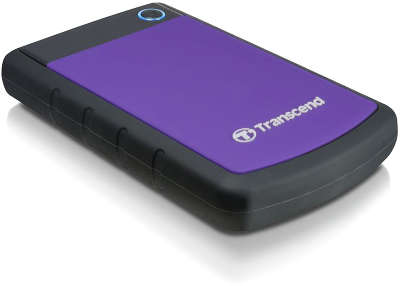 Внешний диск 1 ТБ Transcend Portable [TS1TSJ25H3P] USB3.0 фиолетовый