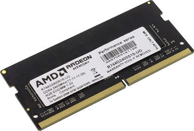 Модуль памяти DDR4 4096Mb DDR2400 AMD [R744G2400S1S-UO]