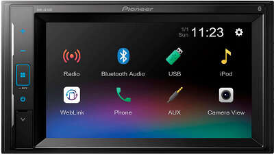 Автомагнитола Pioneer DMH-A245BT 2DIN 4x50Вт 6.2" ПДУ RDS